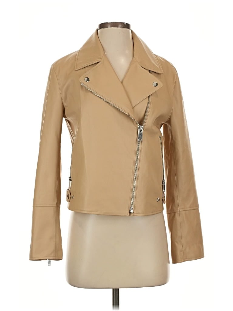 Pre-owned Intermix Jacket In Brown