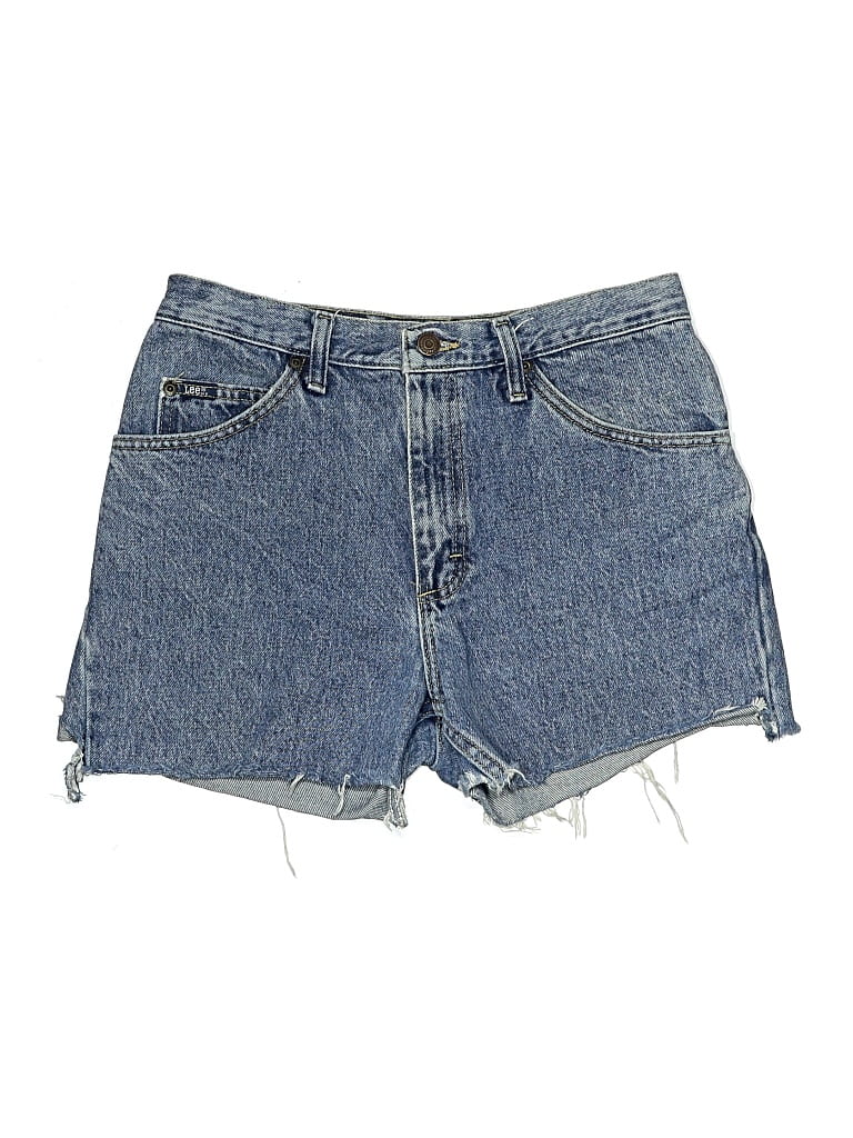 Pre-owned Lee Denim Shorts In Blue