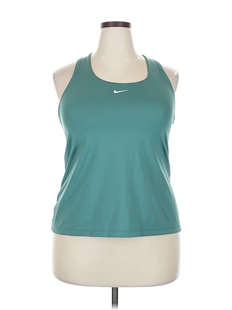 Pre-owned Nike Active Tank Top In Blue