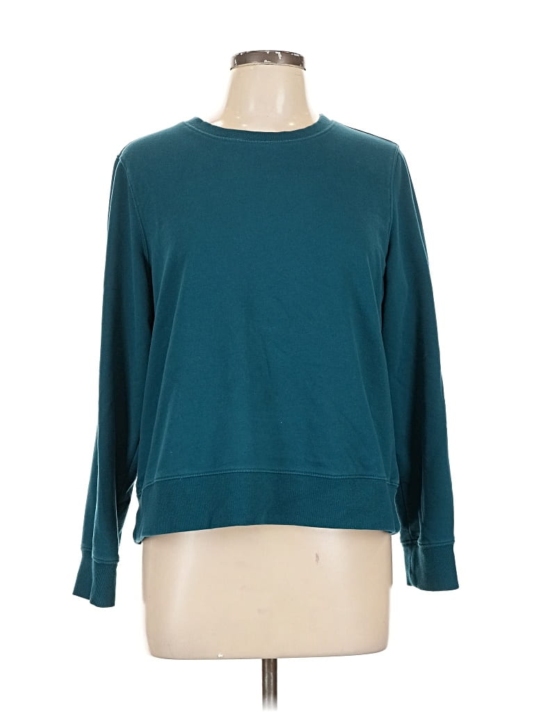 Pre-owned Athleta Sweatshirt In Blue