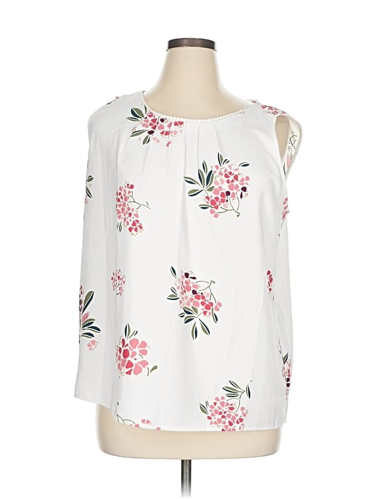 ANN TAYLOR LOFT OUTLET Pre-owned 3/4 Sleeve T-shirt In White