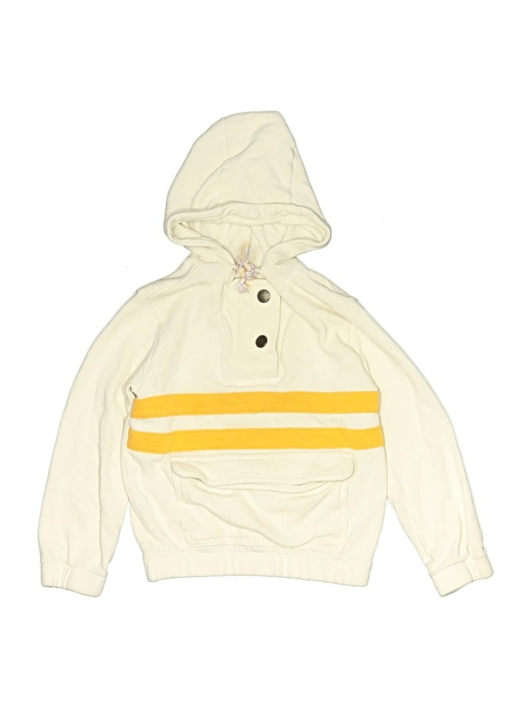 Pre-owned Faherty Kids' Pullover Hoodie In Yellow