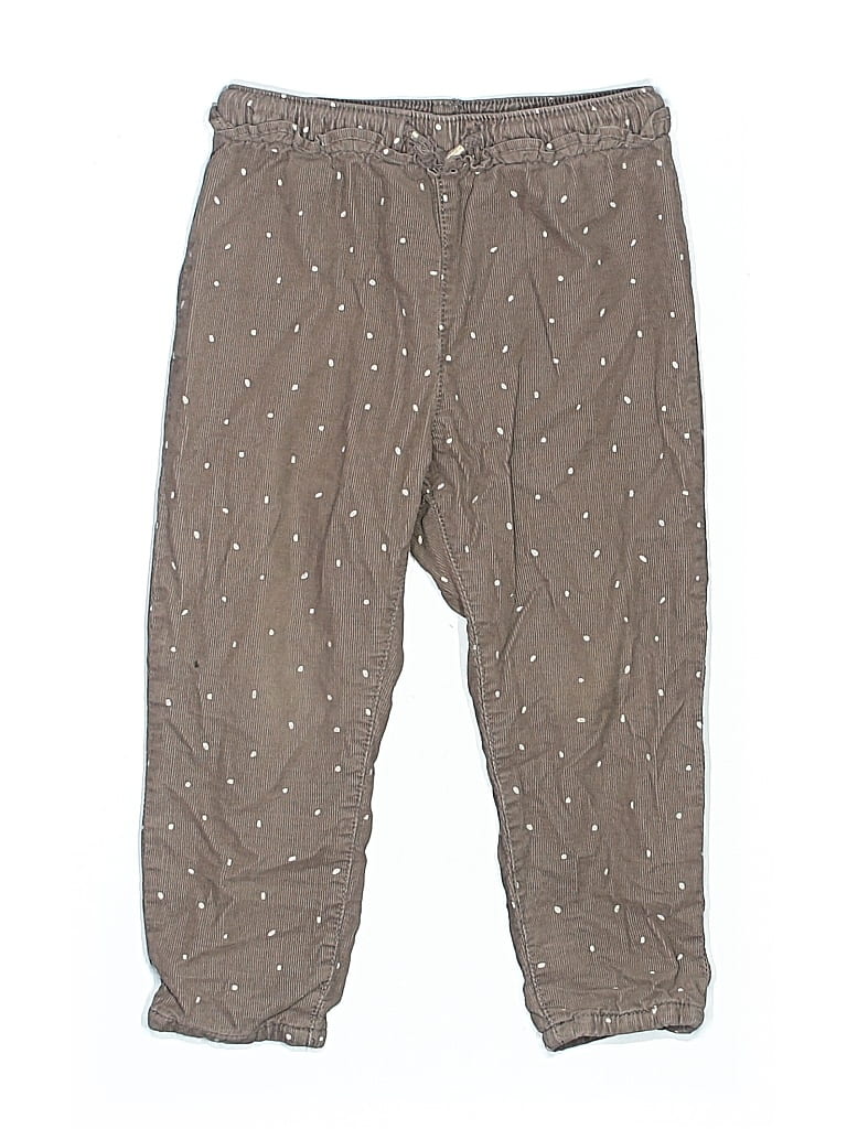 Pre-owned H&m Kids' Khaki Pant In Brown