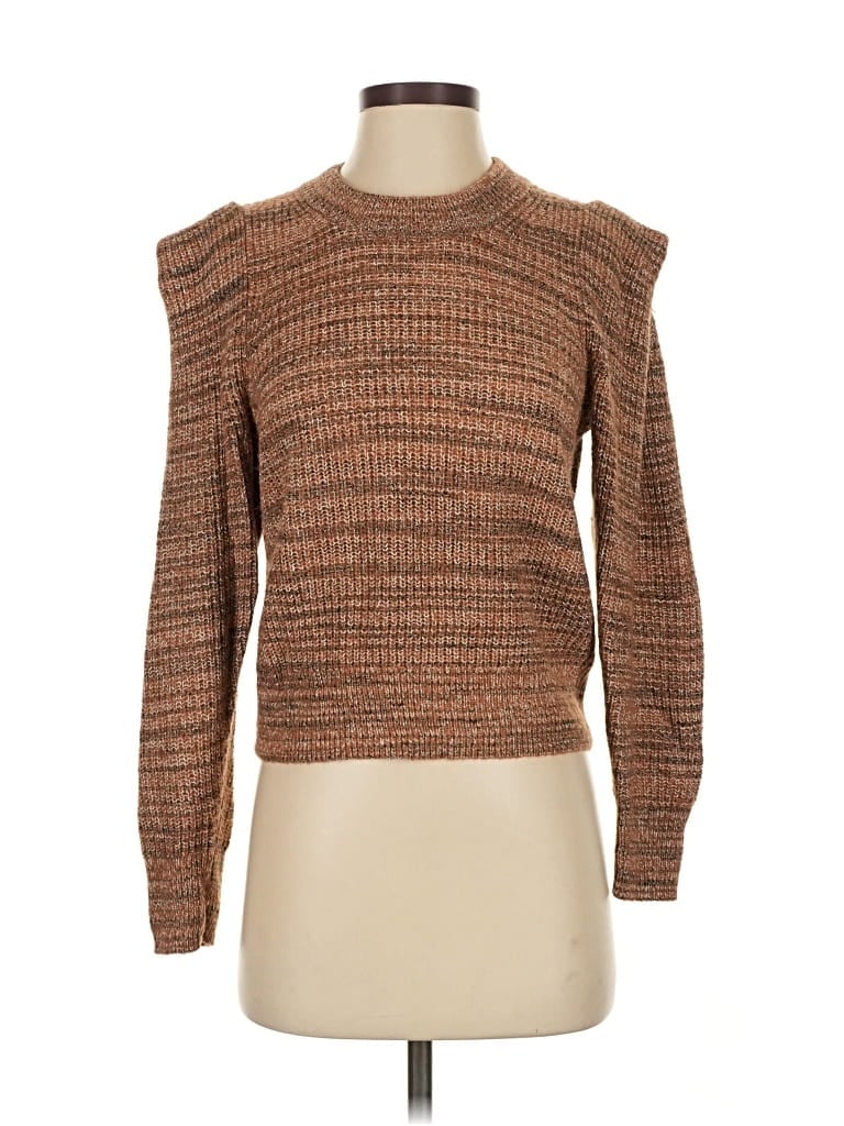 Pre-owned Madewell Pullover Sweater In Brown