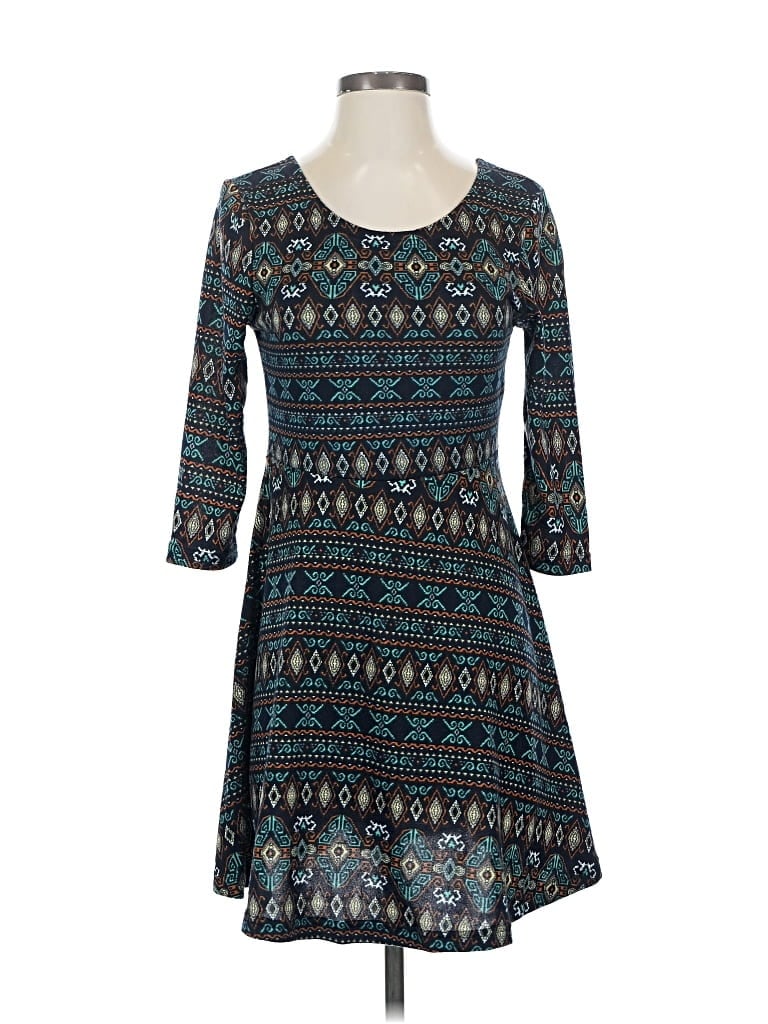 Pre-owned Angie Casual Dress In Blue