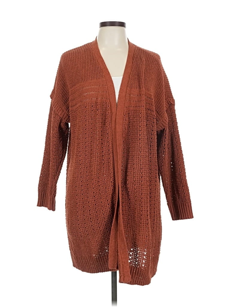 TERRA & SKY Pre-owned Cardigan Sweater In Brown