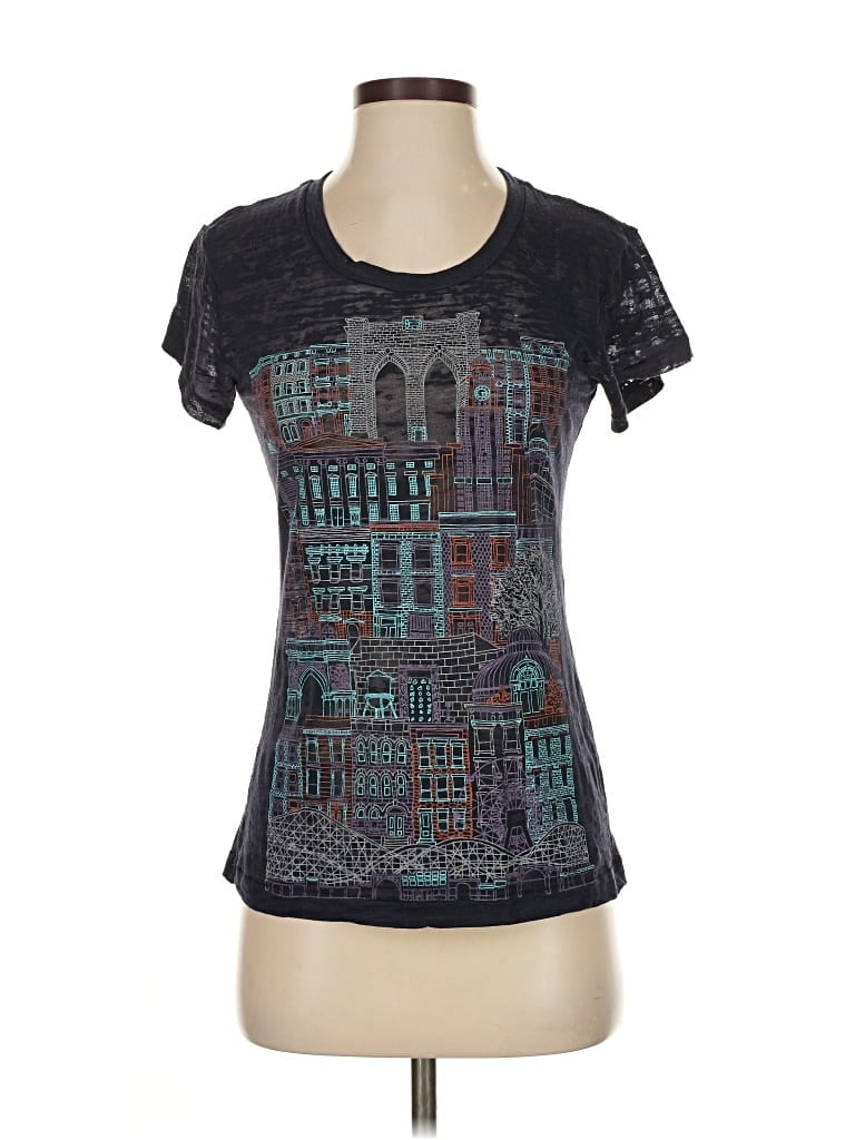 Pre-owned Brooklyn Industries Short Sleeve T-shirt In Black