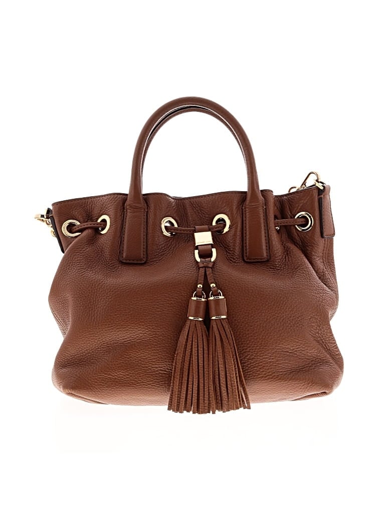 Pre-owned Michael Michael Kors Leather Satchel In Brown