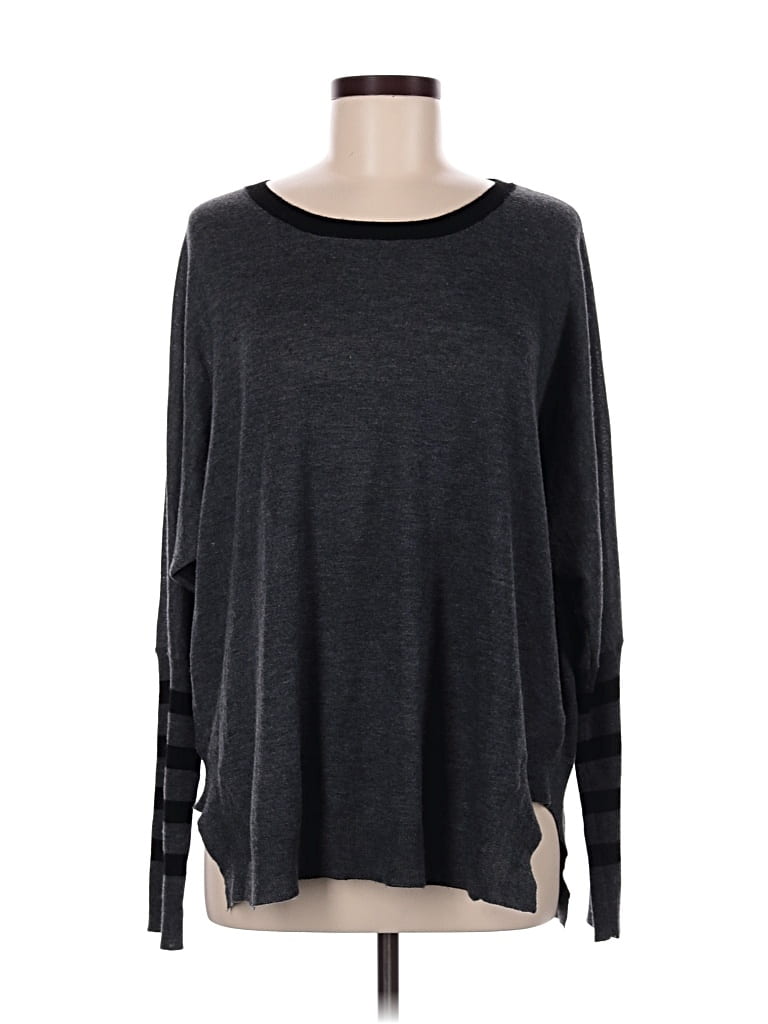 Pre-owned Hem & Thread Pullover Sweater In Gray