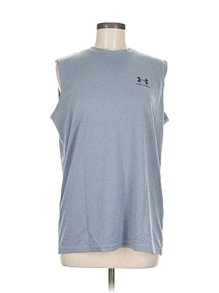 Pre-owned Under Armour Sleeveless T-shirt In Blue