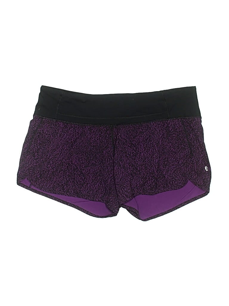 Pre-owned Lululemon Athletica Athletic Shorts In Purple