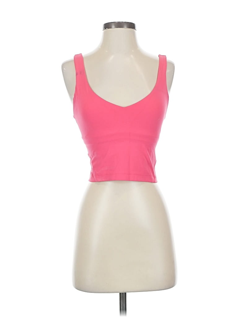 Pre-owned Lululemon Athletica Sports Bra In Pink