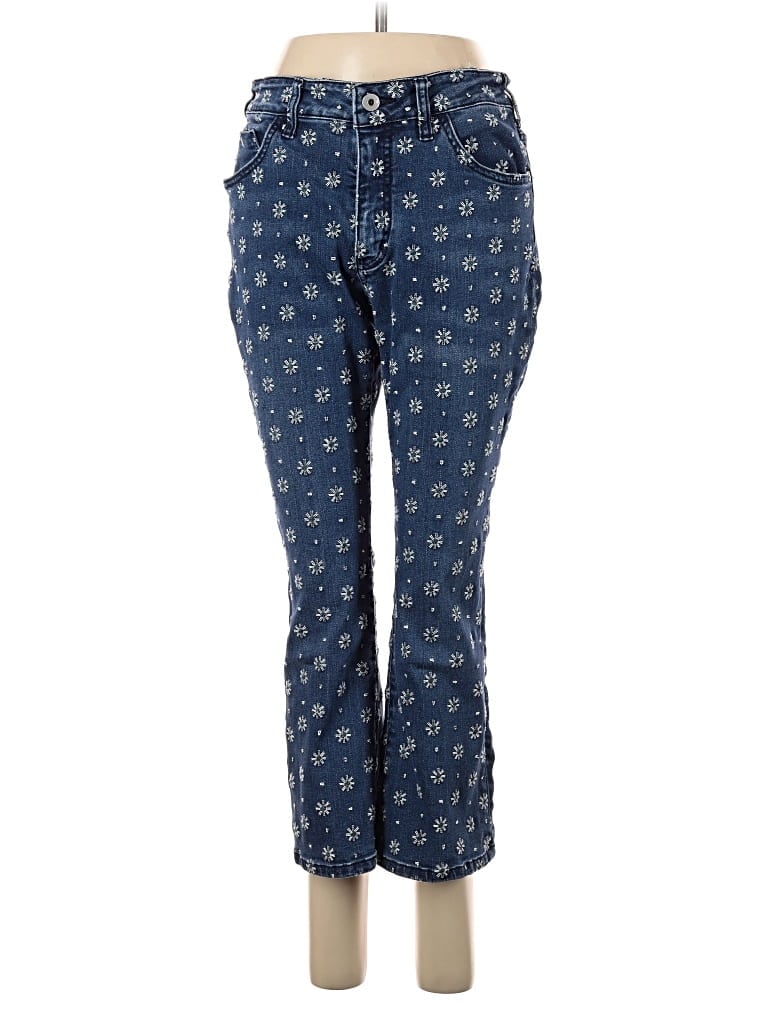 Pre-owned Pilcro And The Letterpress Jeans In Blue