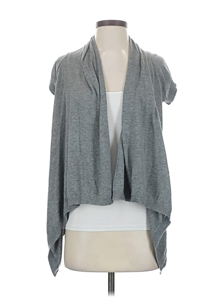Pre-owned Express Cardigan Sweater In Gray