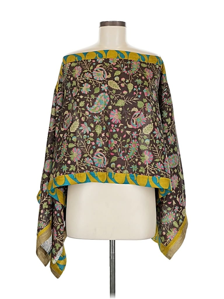 Jaded Gypsy Poncho In Multi