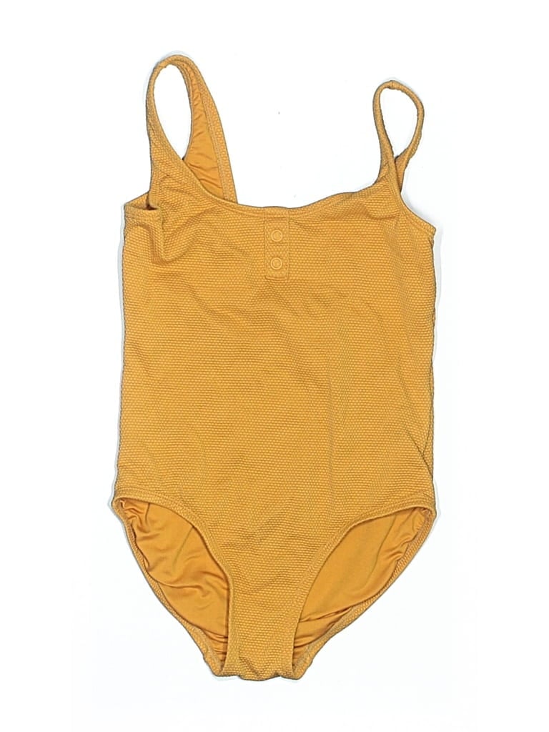 Pre-owned Old Navy Kids' One Piece Swimsuit In Yellow