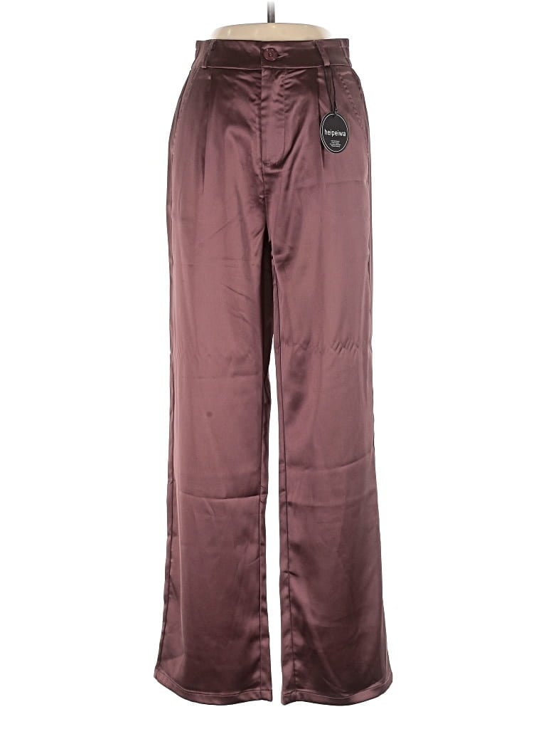 ASSORTED BRANDS Pre-owned Casual Pants In Burgundy