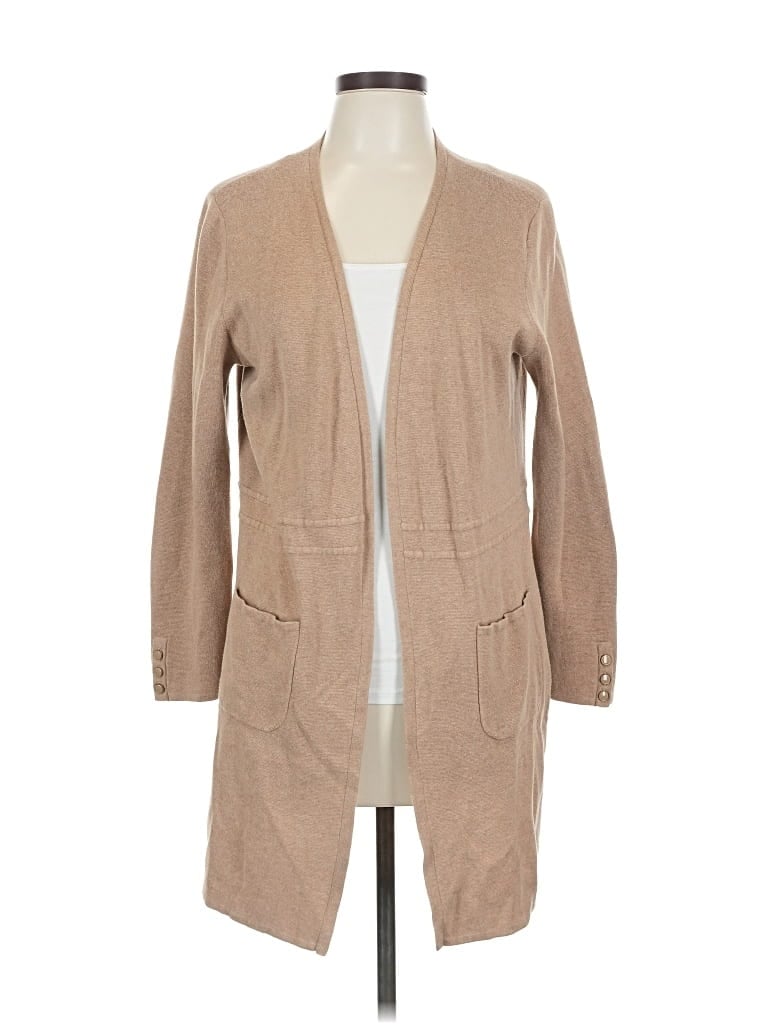 Pre-owned Talbots Cardigan Sweater In Brown