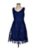 Geode 100% Polyester Blue Cocktail Dress Size S - photo 1
