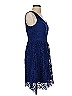 Geode 100% Polyester Blue Cocktail Dress Size S - photo 4