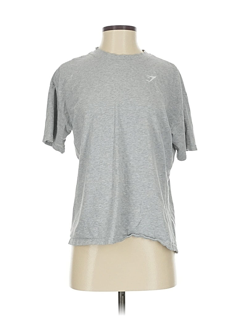 Pre-owned Gymshark Active T-shirt In Silver