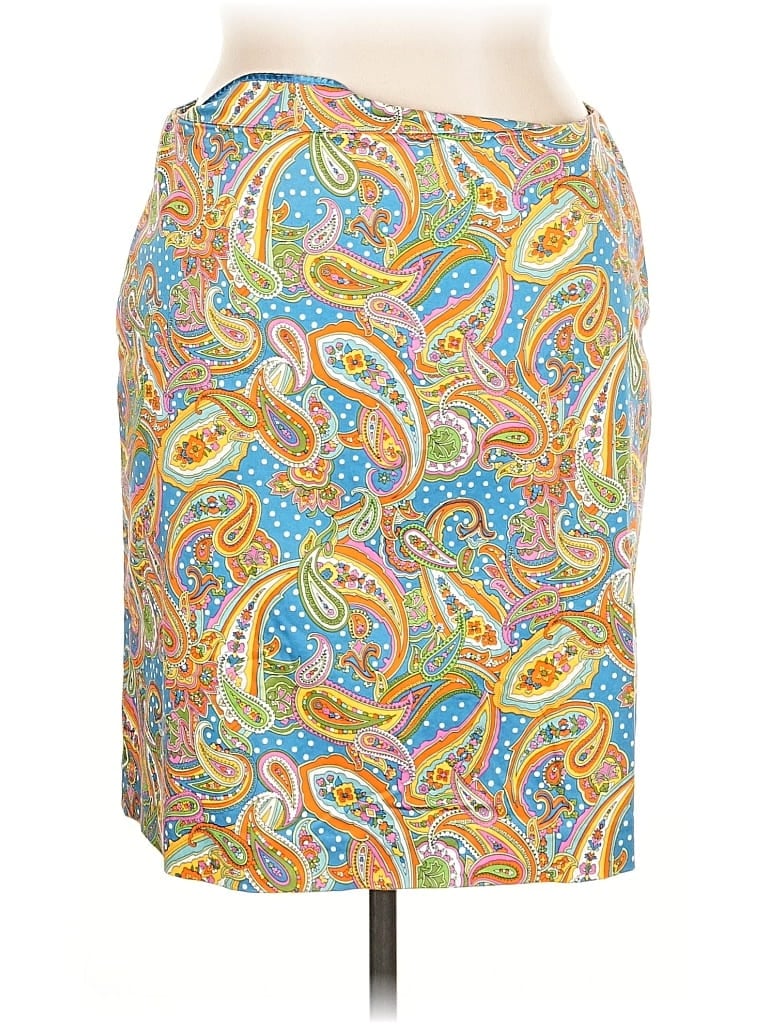 Pre-owned Jones New York Signature Casual Skirt In Yellow