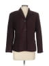 Talbots Tweed Burgundy Blazer Size 10 - photo 1