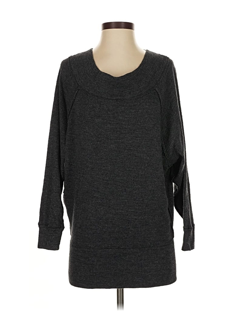 Pre-owned We The Free Pullover Sweater In Gray