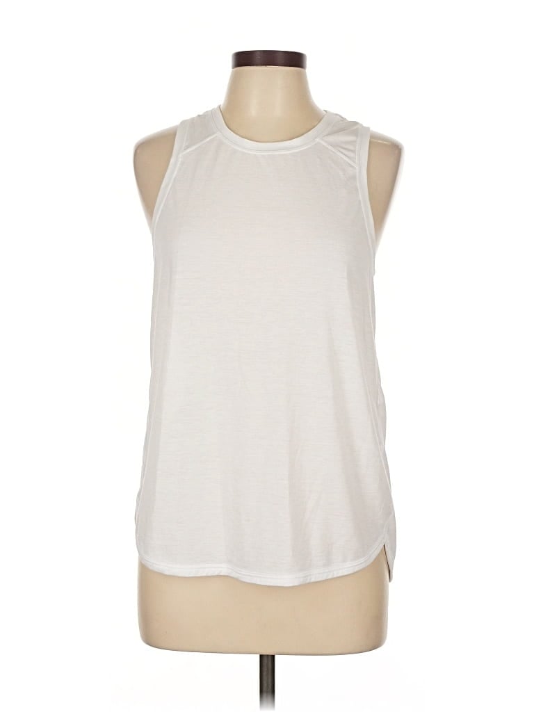 Pre-owned Sweaty Betty Sleeveless T-shirt In White