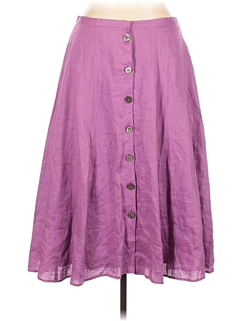 Pre-owned Jjill Casual Skirt In Purple