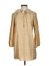 Elie Tahari Tan 3/4 Sleeve Button-Down Shirt Size S - photo 1