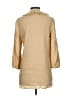 Elie Tahari Tan 3/4 Sleeve Button-Down Shirt Size S - photo 2