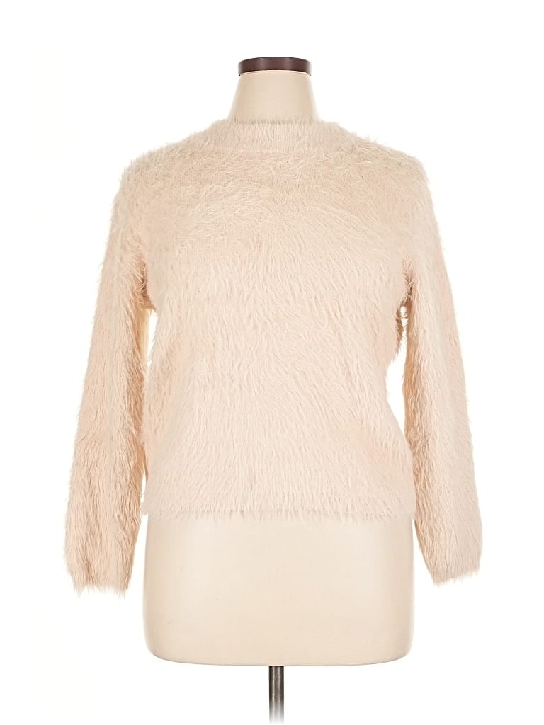 Pre-owned Lou & Grey Pullover Sweater In Brown