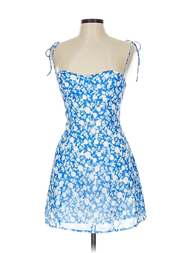 Pre-owned Beginning Boutique Cocktail Dress In Blue