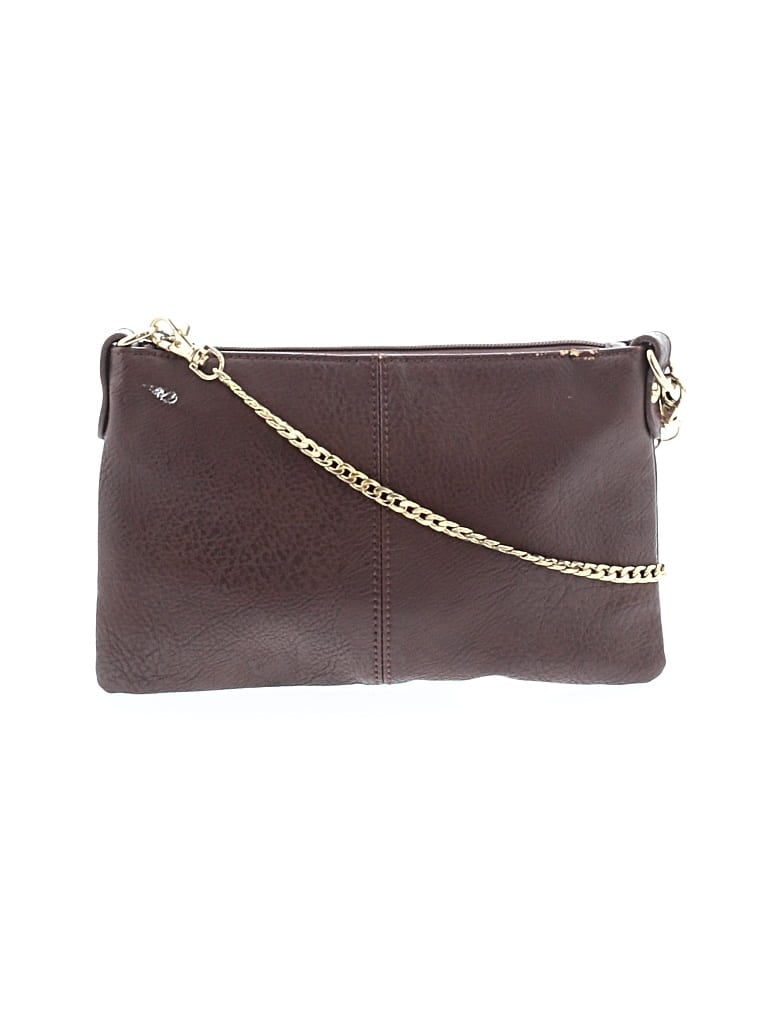 Pre-owned Assorted Brands Leather Satchel In Brown