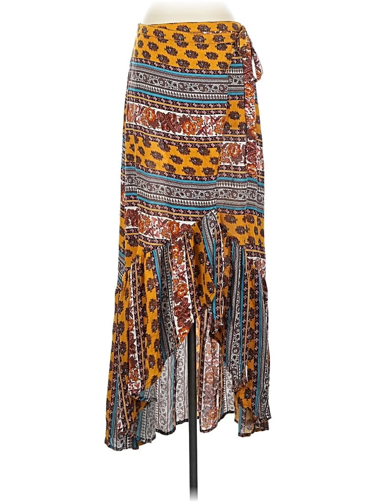 Pre-owned Band Of Gypsies Casual Skirt In Orange