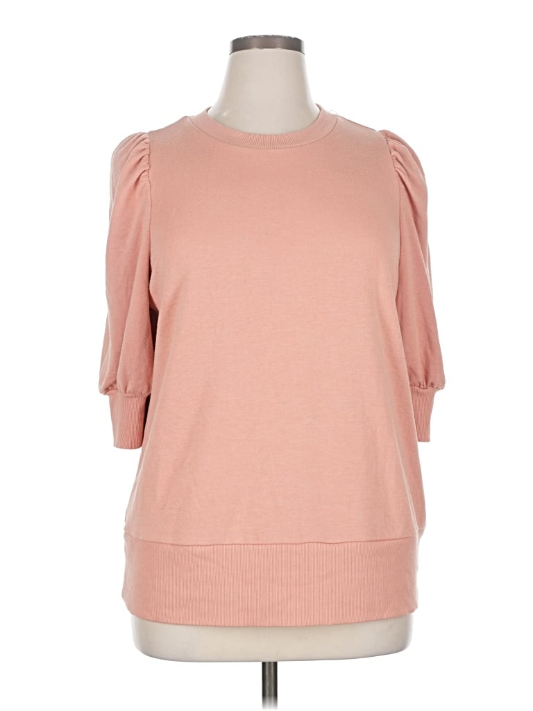 Pre-owned Ava & Viv Sweatshirt In Pink