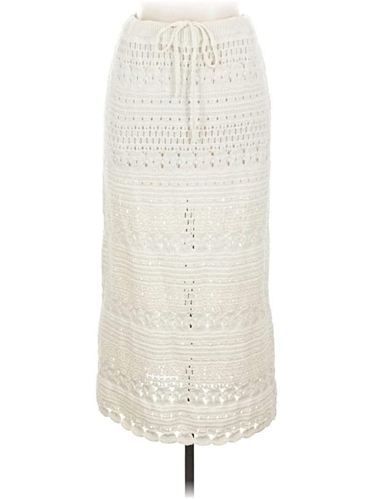 Pre-owned Universal Thread Casual Skirt In White