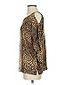 MICHAEL Michael Kors 100% Polyester Gold Brown 3/4 Sleeve Blouse Size S - photo 5