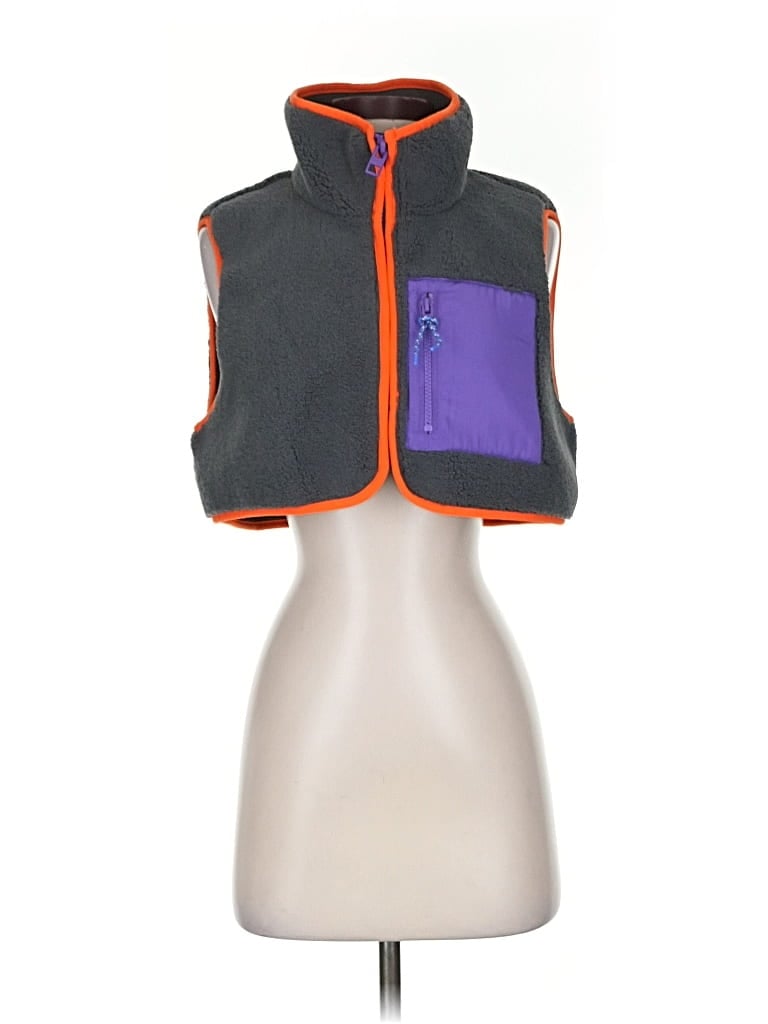 Pre-owned Zara Vest In Gray