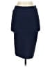 BCBGMAXAZRIA Solid Blue Formal Skirt Size S - photo 1