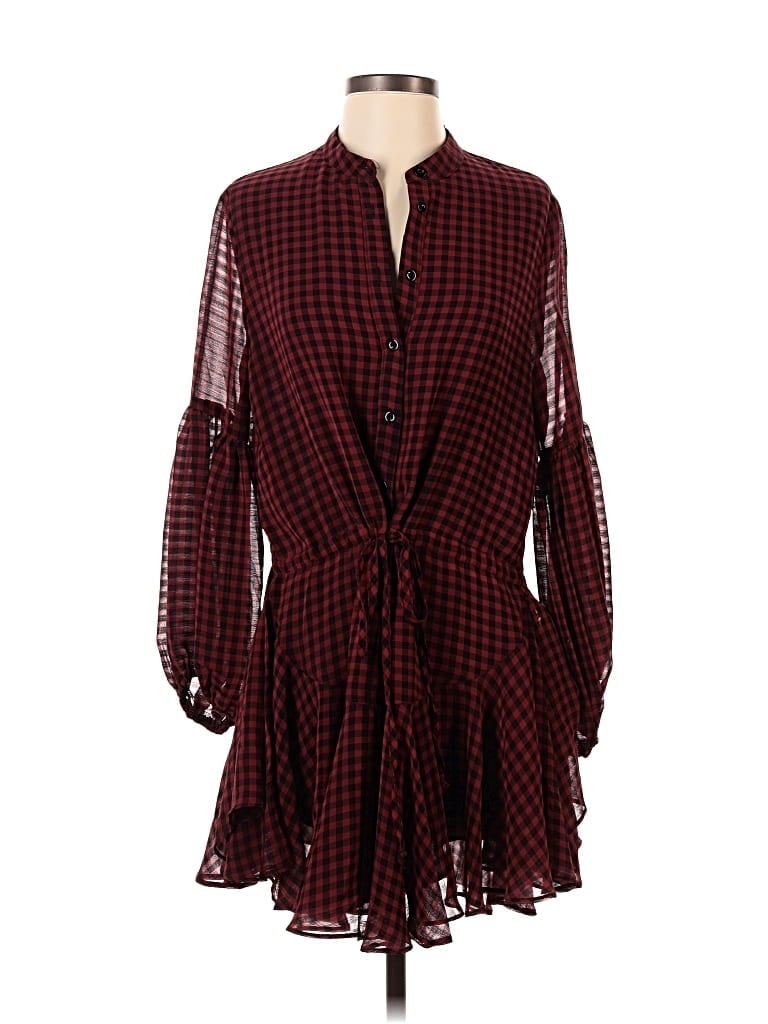 VICI Pre-owned Casual Dress In Burgundy