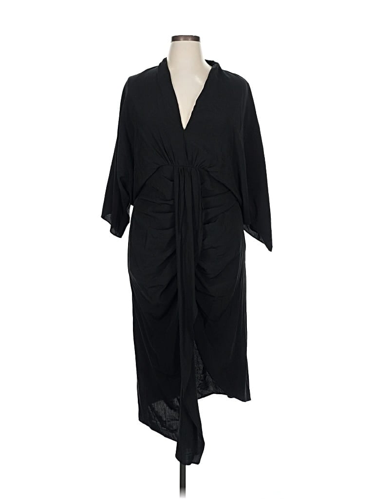 Pre-owned Fashion Nova Casual Dress In Black