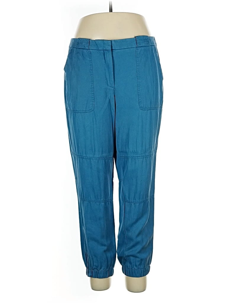 Pre-owned Ann Taylor Loft Casual Pants In Blue