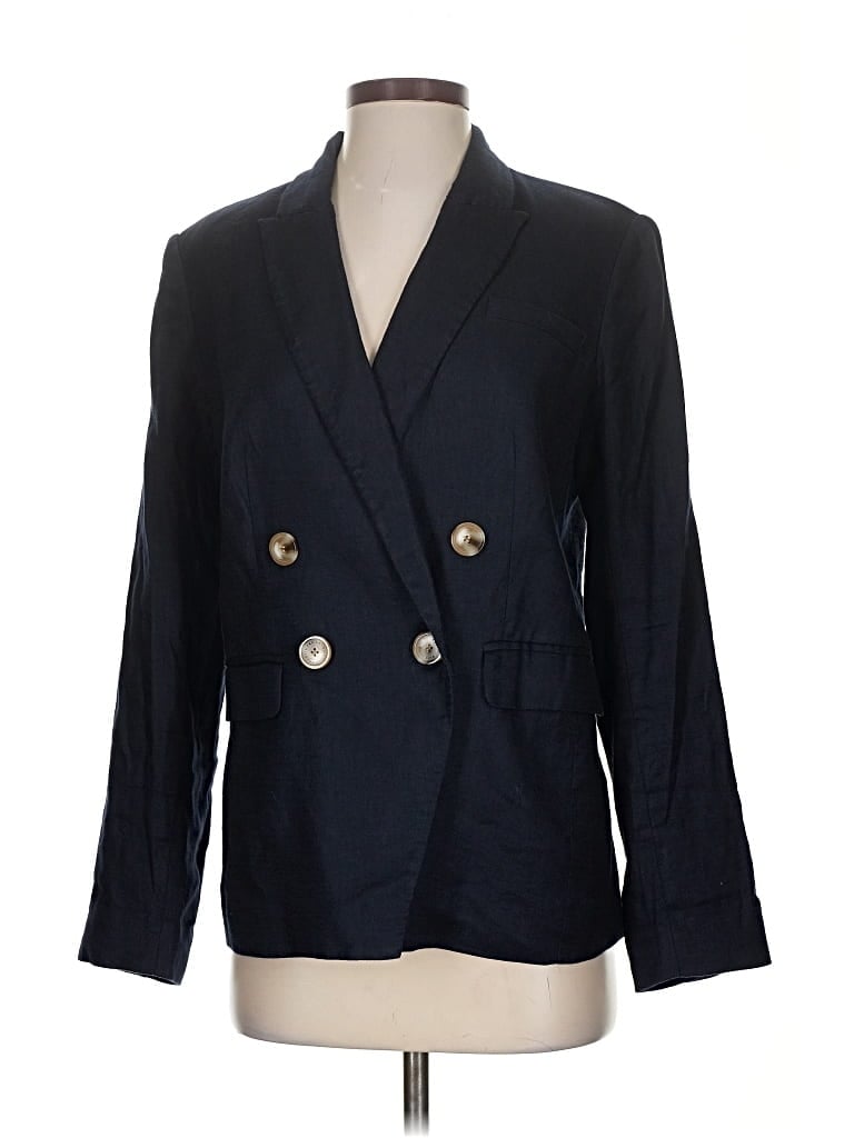 Pre-owned Elie Tahari Blazer Jacket In Blue