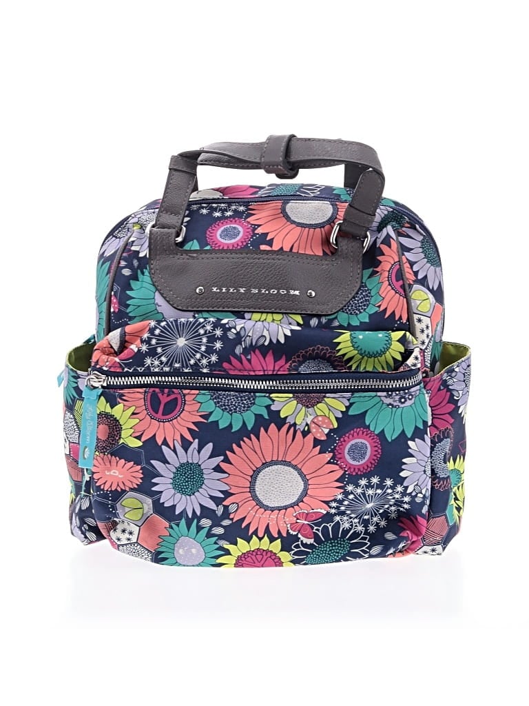 Pre-owned Lily Bloom Backpack In Blue