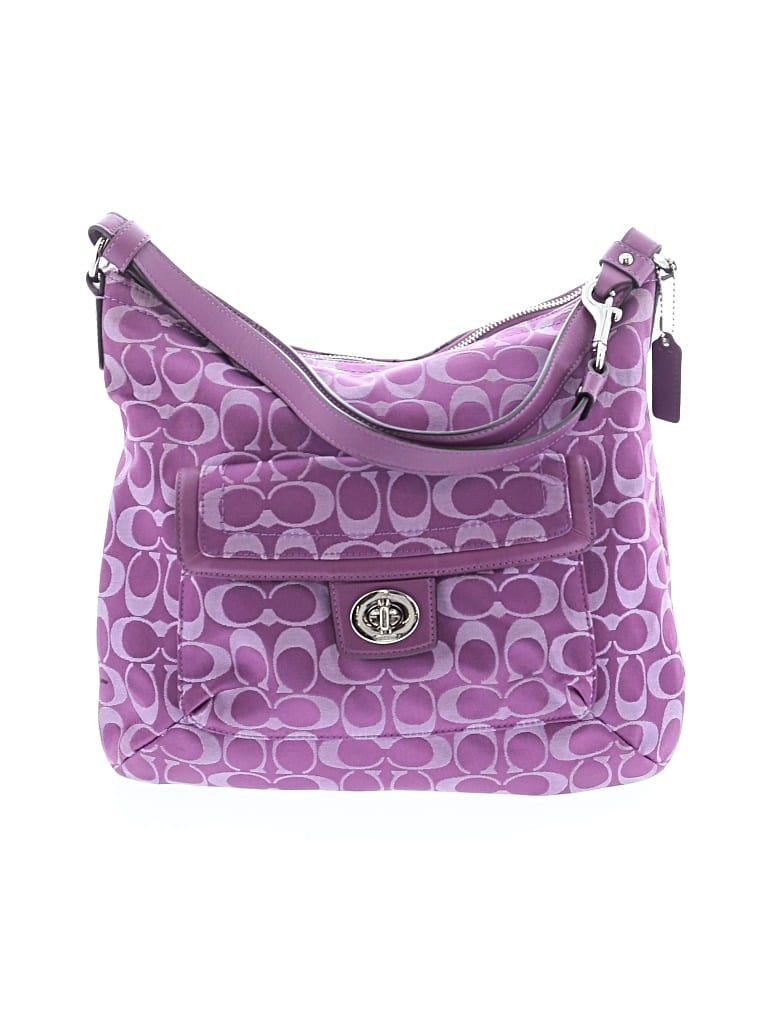 Pre-owned Coach Satchel In Purple