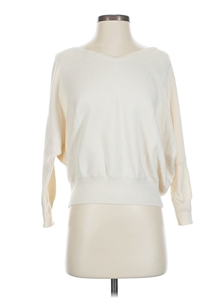 Pre-owned Ba&sh Pullover Sweater In White