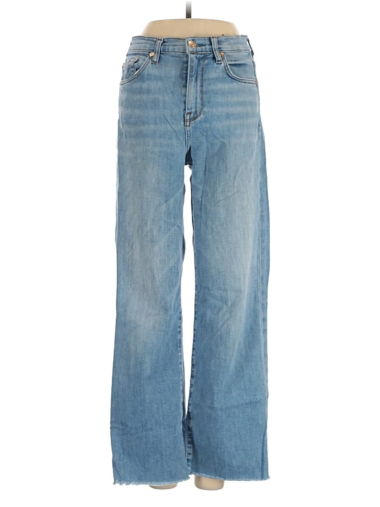 Pre-owned 7 For All Mankind Jeans In Blue