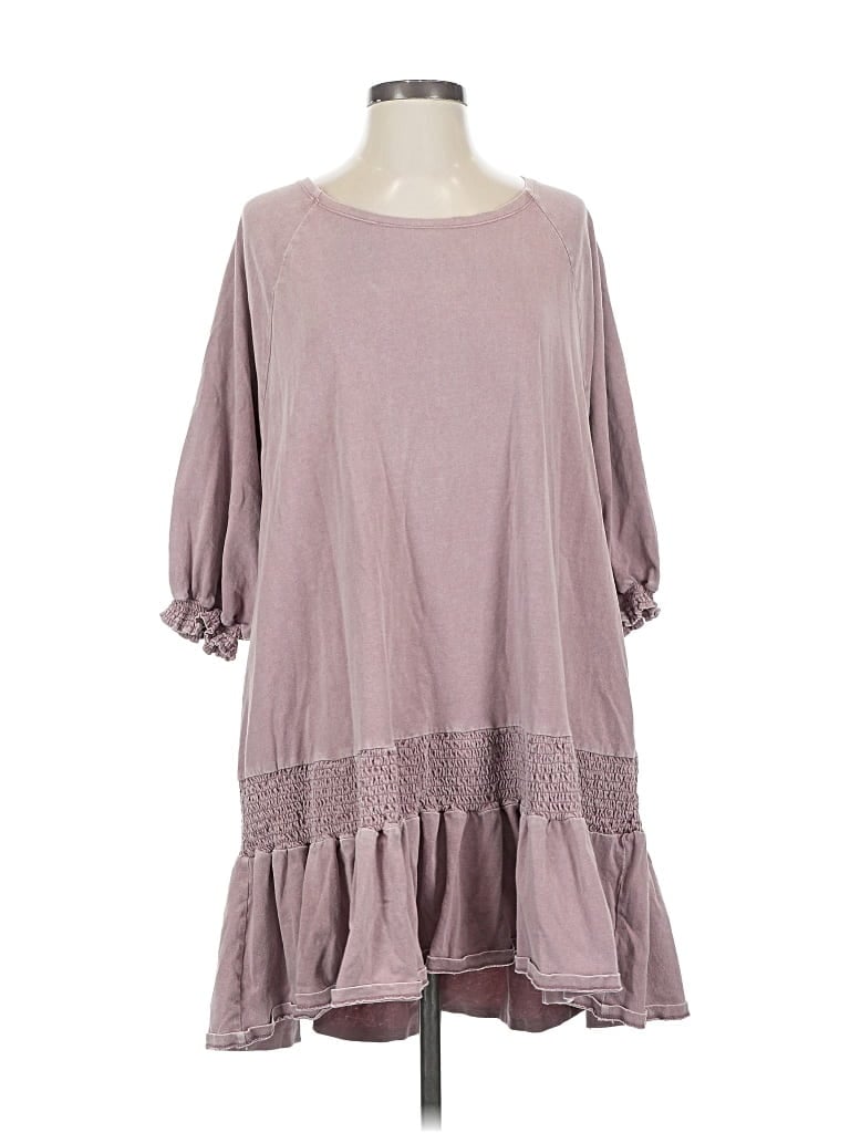 Pre-owned Fp Beach Casual Dress In Gray